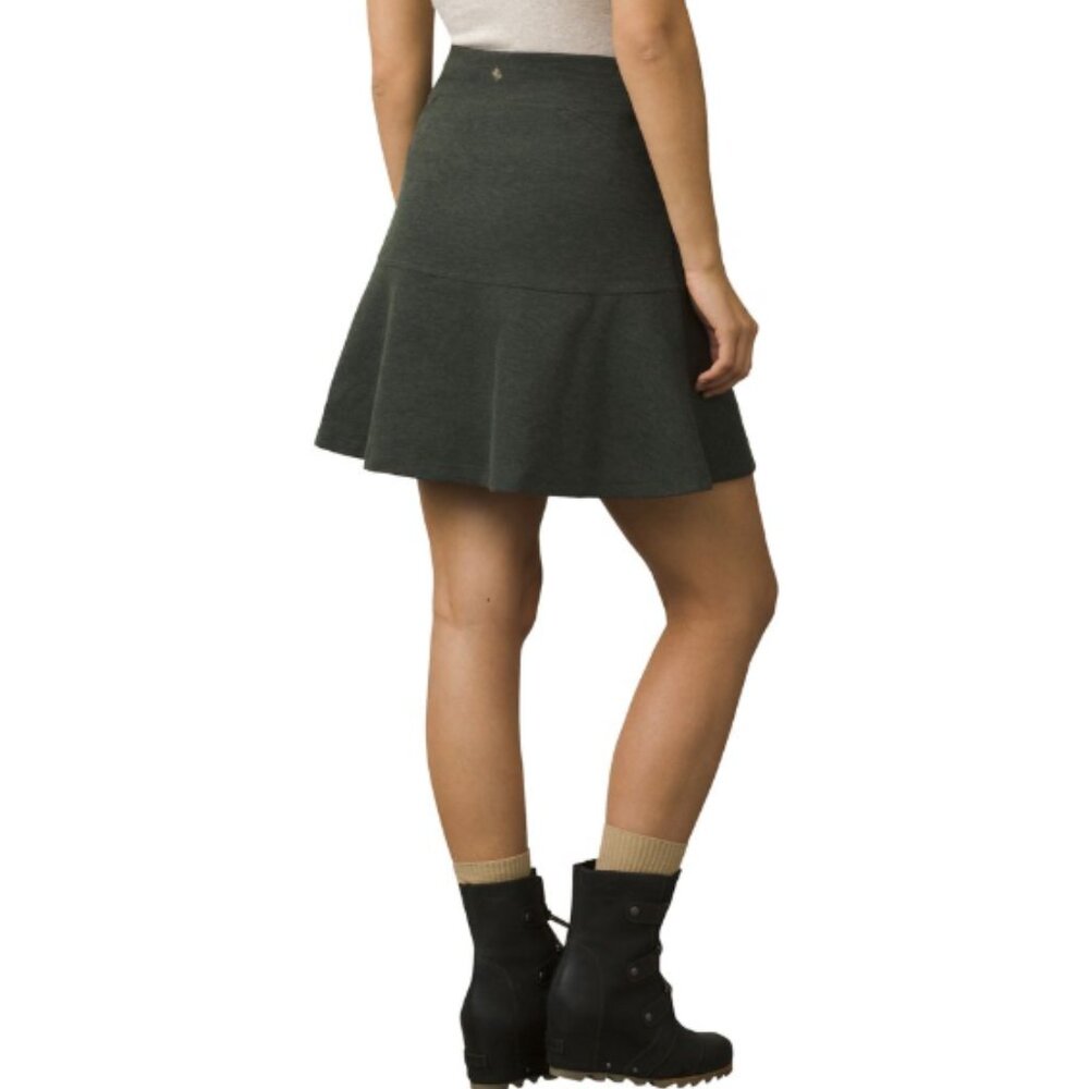 prAna Gianna Ponte Knit Skirt in Charcoal - Large - Picture 2 of 8